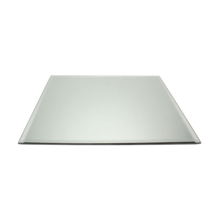 30cm Square Mirror Plate - Wall Decor and Bathroom Mirror for Home Interior Design