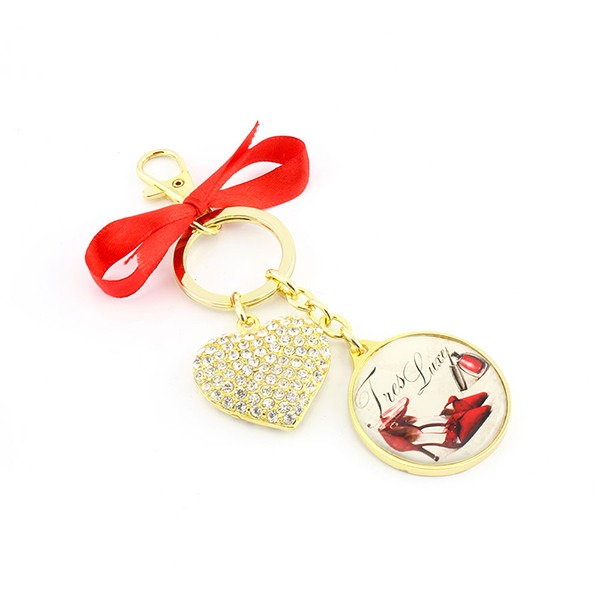 Leonardo Collection Tres Luxe Keyring - Elegant Luxury Keychain