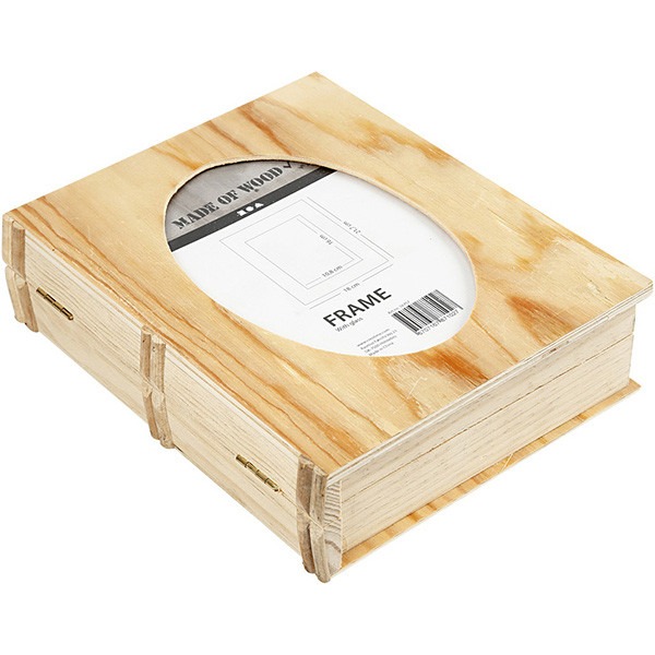 Keepsake Wooden Box - Christmas Eve Storage Box for Keepsakes and Home Decor
