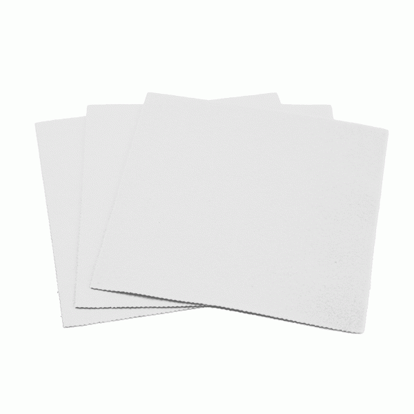 White Acrylic Felt 23x30cm pk10 - Durable Home Decor Craft Supplies for Sewing and Office Decoration