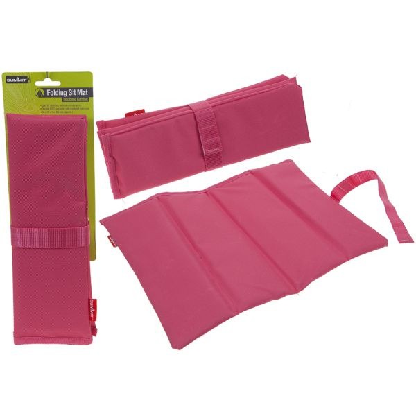Folding Sit Mat - Portable Pink Baby Mat for Outdoor Festivals and Home Use