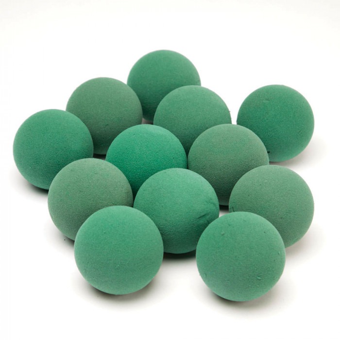Oasis Foam Spheres 7cm - Effective Flower Hydration and Plant Care Solution (12-Pack)