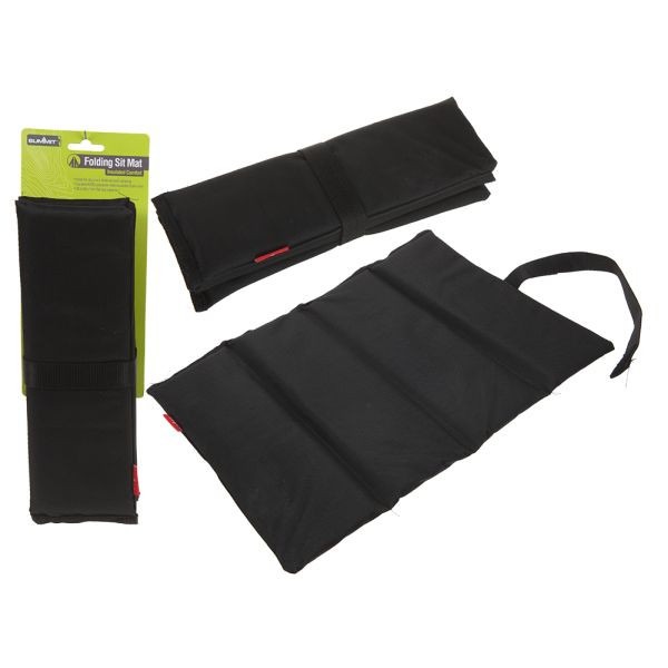 Folding Sit Mat Black - Portable Baby and Festival Outdoor Mat