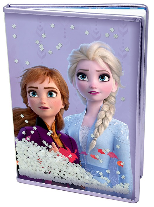 Frozen 2 Snow Sparkles A5 Confetti Notebook - Disney Frozen Inspirational Planner Journal with Festive Confetti Pages and High-Quality Paper