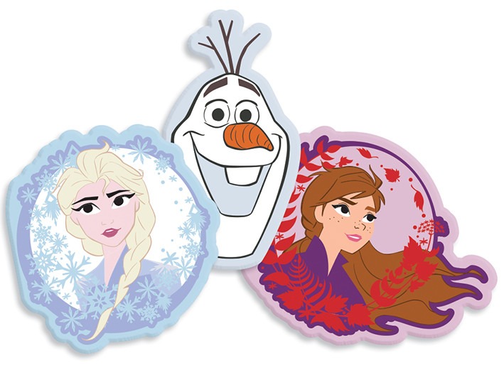 Frozen 2 Friends Die Cut Notebook Bundle - Disney-Themed Notebooks for Kids and Adults