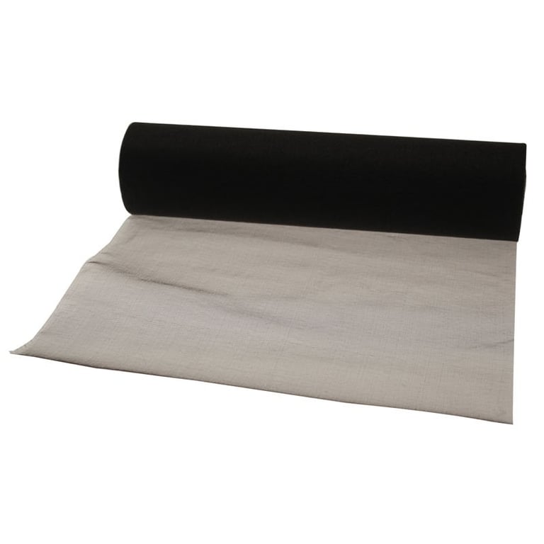 Black Soft Organza Roll - Elegant Home Decor Accents and Party Decoration Supplies