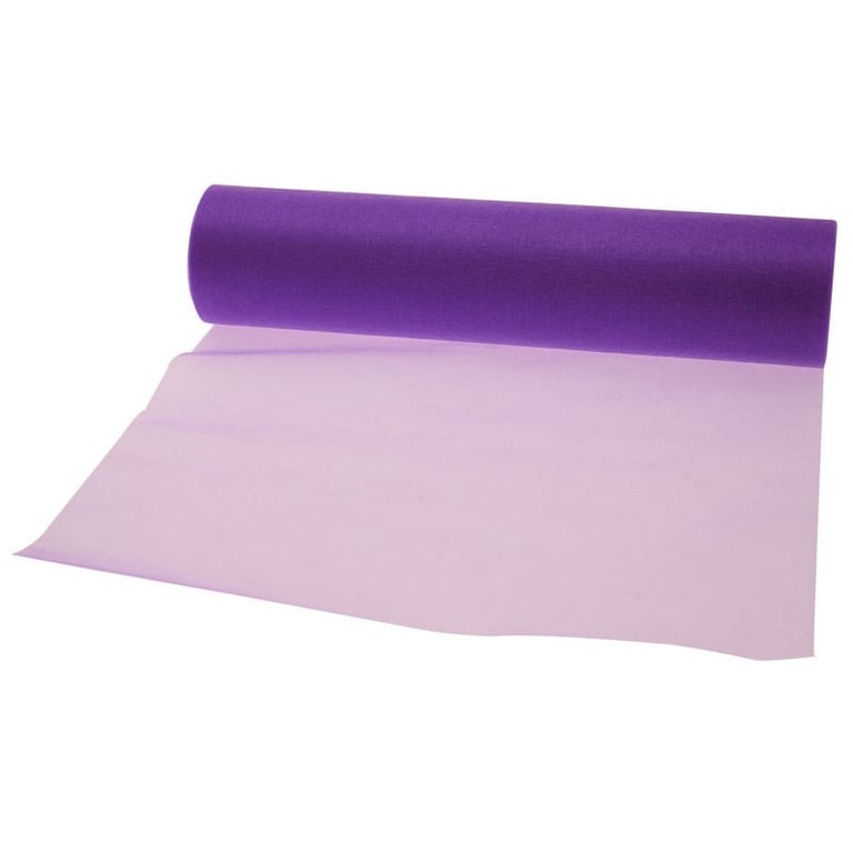 Purple Soft Organza Roll - Elegant Home Decor and Party Decorations Accessory