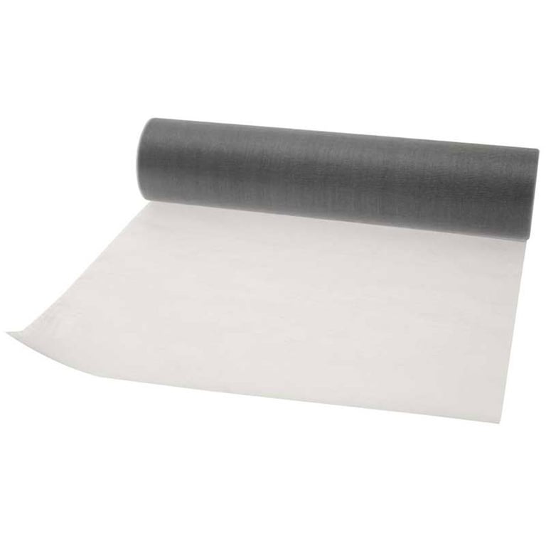 Silver Soft Organza Roll 29cm - Ideal for Home Decor, Wedding & Party Supplies