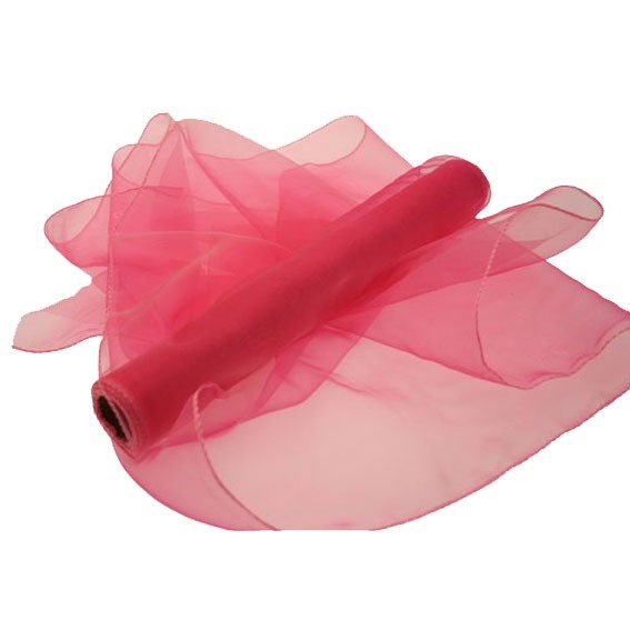 Hot Pink Organza Roll - Luxurious Decor for Home, Parties & Events