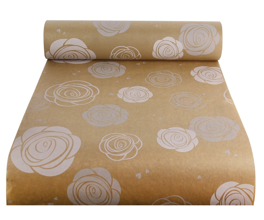 Nat Kraft W/Rose Heads - Handcrafted Natural Rose Decor Accents for Home