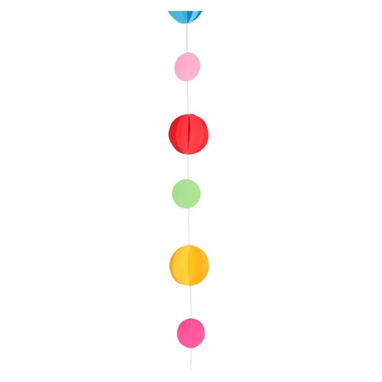 Primary Colours Circle Balloon Tail - Perfect Party Decor for Kids Entertainment and Home Decoration