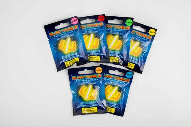 Glow in the Dark Novelty Tongue - Halloween Party Supplies Prop