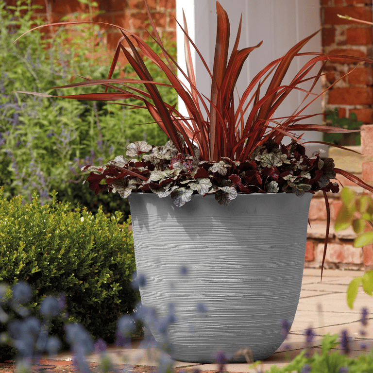 53cm Limestone Sahara Planter - Elegant Outdoor Home Decor Garden Decoration