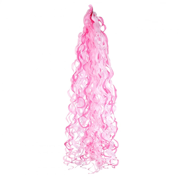 Pink & White Balloon Tassels - Elegant 18 Inch Decorations for Home Parties and Events