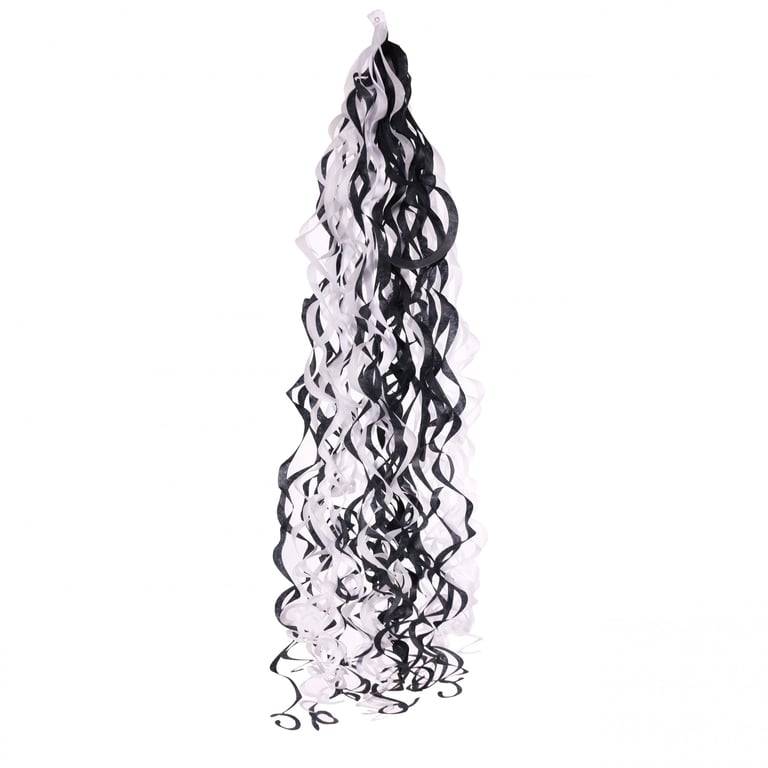 Black & White Balloon Tassels for 18 Inch Decorations - Elegant Party and Home Decor Supplies