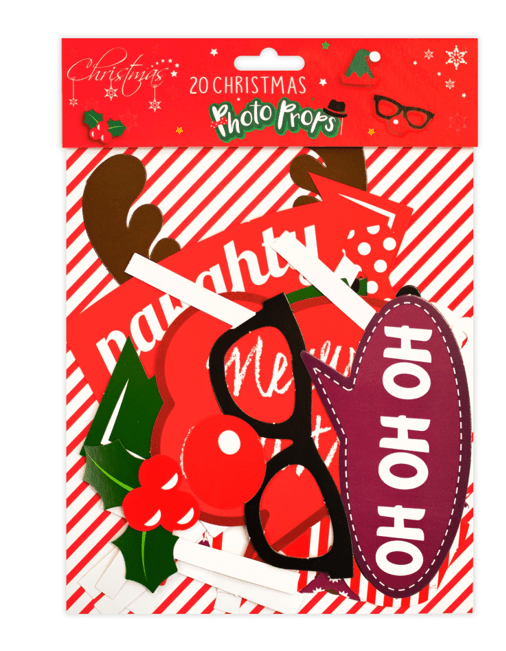 Christmas Photo Props - Festive Seasonal Photography Accessories for Outdoor Winter Party Rentals