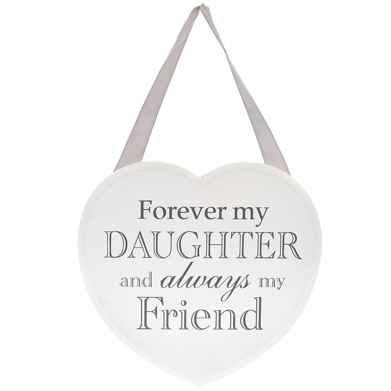Personalized Heart Plaque Daughter - Thoughtful Home Decor Gift Idea