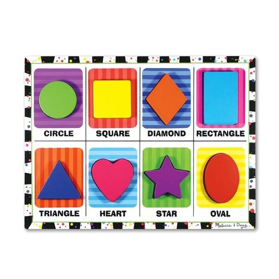 Chunky Shapes Educational Puzzle for Toddlers and Early Learners - Develops Problem-Solving Skills