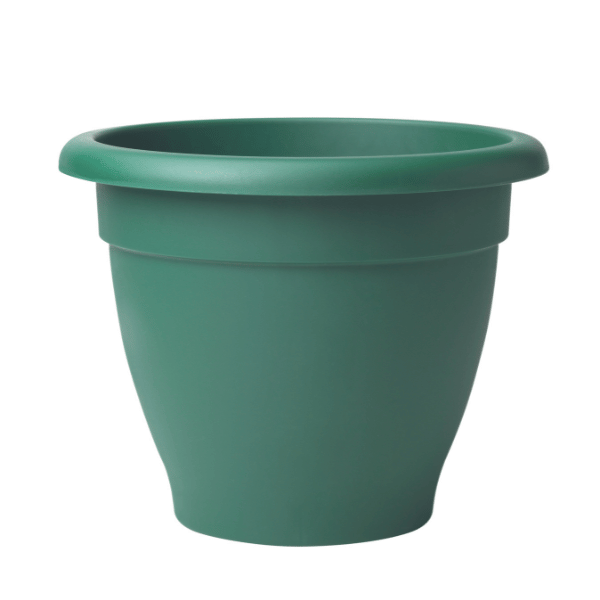 Green Essential 33cm Indoor Planter - Modern Home Decor Gardening Pot with Green Planter