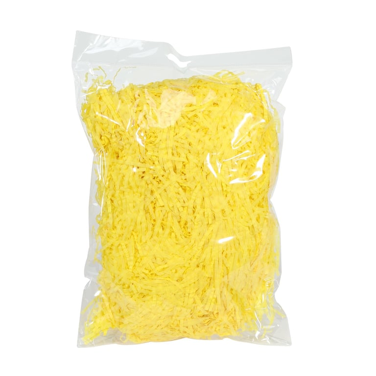 Yellow Shredded Tissue - 100g Home Cleaning Supply Alternative to Bathroom Toilet Paper