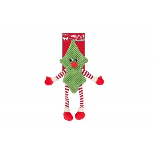 40cm Plush Christmas Tree Dog Toy - Festive Pet Gift and Decoration