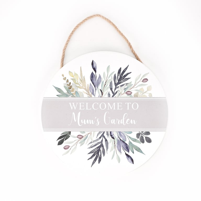 Mums Garden Plaque - Beautiful Outdoor Decorations and Lawn Art Sign