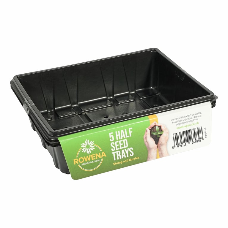 Black Seed Trays - Eco Friendly Home Gardening Supplies for Plant Trays and Seed Starting