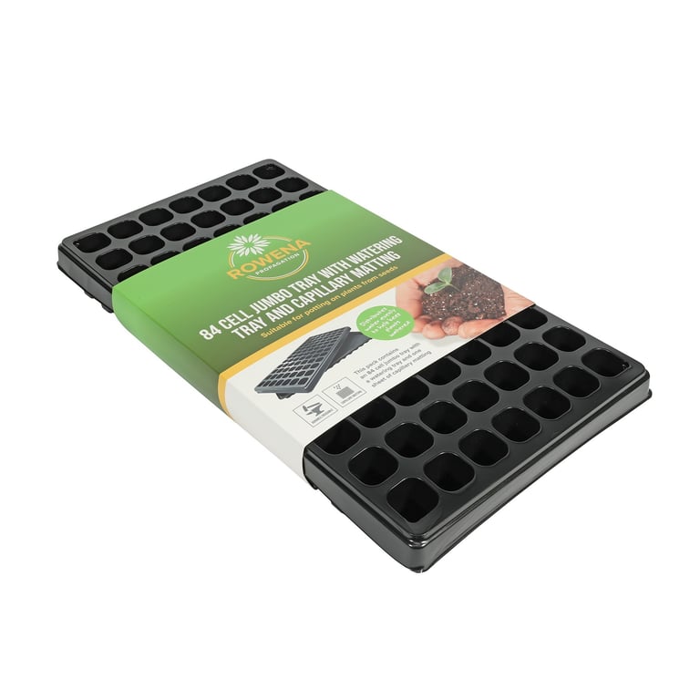 Jumbo Growing Kit - 84 Cell Seedling Starter Pack for Indoor Plant Growth and Vegetable Gardening Equipment