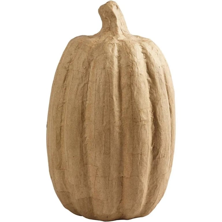 Large Papermache Pumpkin Decor - Fall & Halloween Home Decoration
