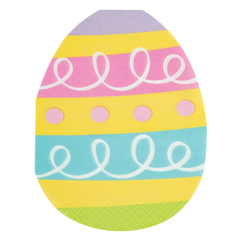 Eggcellent Easter Bunny Shaped Napkins - Decorate Your Home for Easter Parties and Gatherings