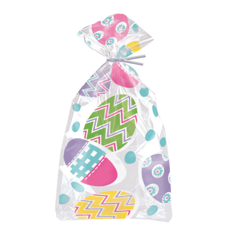 Lilac Easter Cello Bags - Pack of 20 Decorative Party Supplies