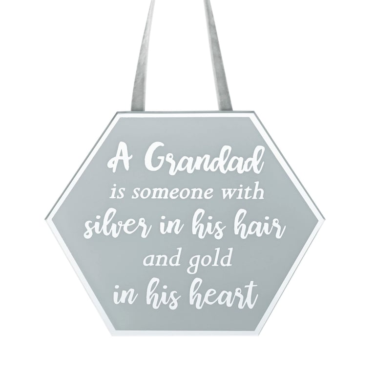 Grandad Reflections Plaque - Personalized Home Decor Heirloom