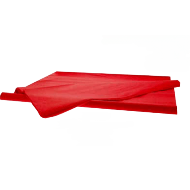 Red Tissue Paper - 100 Sheets (20 x 30 ) for Home and Bathroom Use