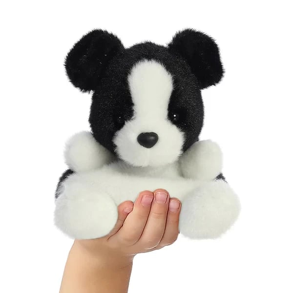 Border Collie Palm Pal Interactive Dog Toy for Fetch and Playtime Fun