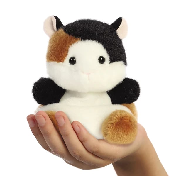 Palm Pal Nutmeg 5-Inch Guinea Pig Toy - Small Animal Entertainment for Indoor Play
