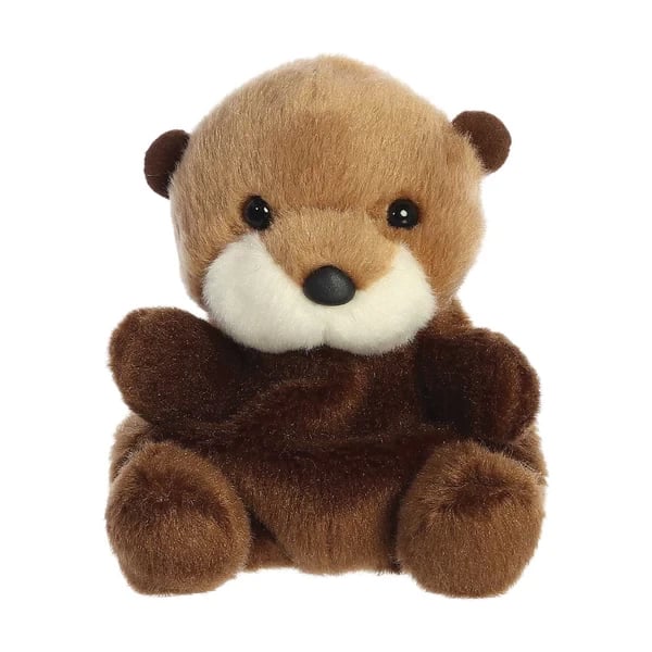 Palm Pal Selena Sea Otter 5-Inch Soft Stuffed Animal Plush Toy for Kids or Home Decor