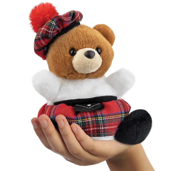 Authentic Angus Scottish Beef Palm Pal - Luxury Leather Home Decor Cushion