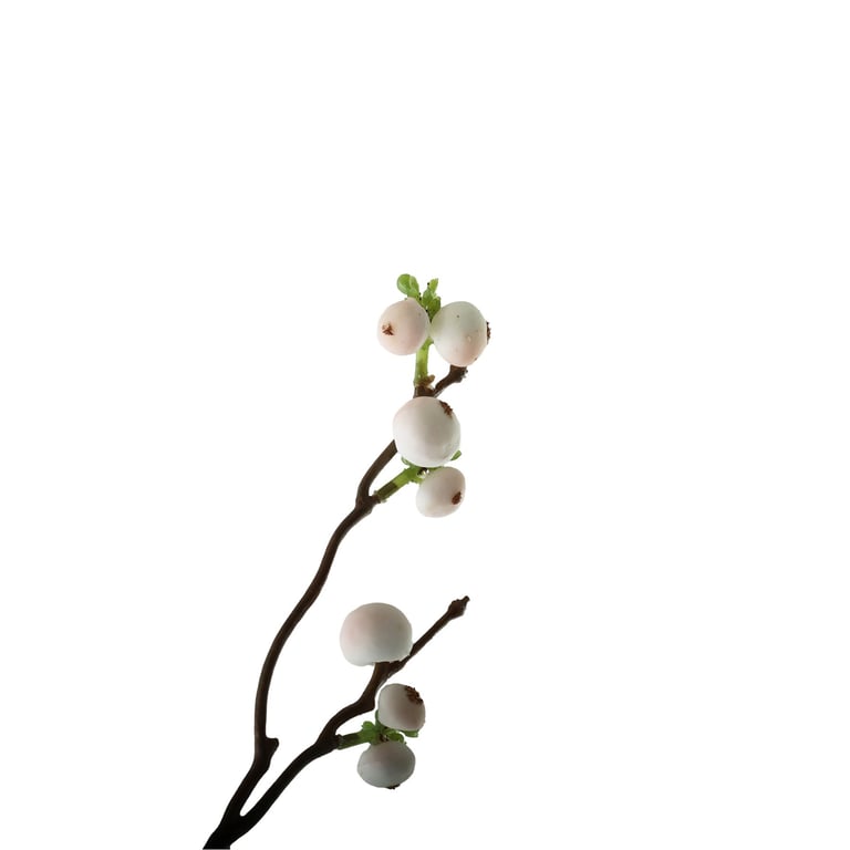 White Snowberry 102cm Winter Home Decor Spray