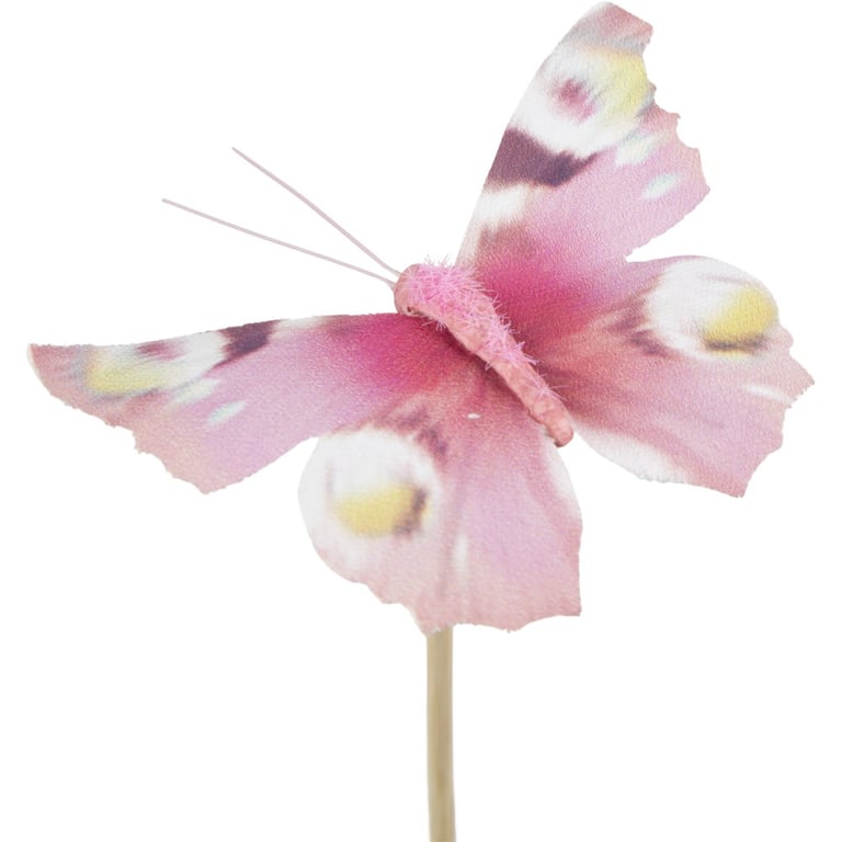 Pink Butterfly Pick - Set of 10 Decorative Picks for Home and Party Decoration