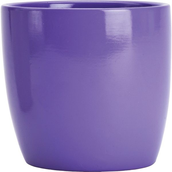 Lavender Glow Ceramic Oxford Plant Pots - Set of 4 Elegant Home Decor Flower Pot Design