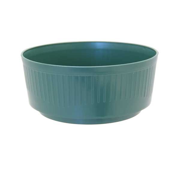 18cm Green Glass Bulb Bowl - Unique Home Decor Accent for Kitchen or Garden Decoration