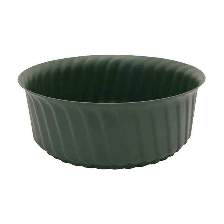 Green Bulb Bowl 32cm - Modern Glass Home Decor with Ambient Lighting Effect