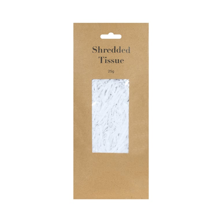 White Shredded Tissue - Bathroom Alternative & Home Cleaning Solution