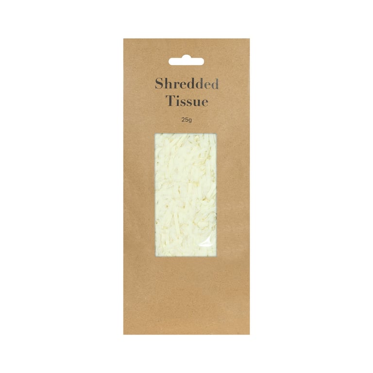 Cream Shredded Tissue - 25 Grams Hygiene Product for Home and Kitchen Cleaning