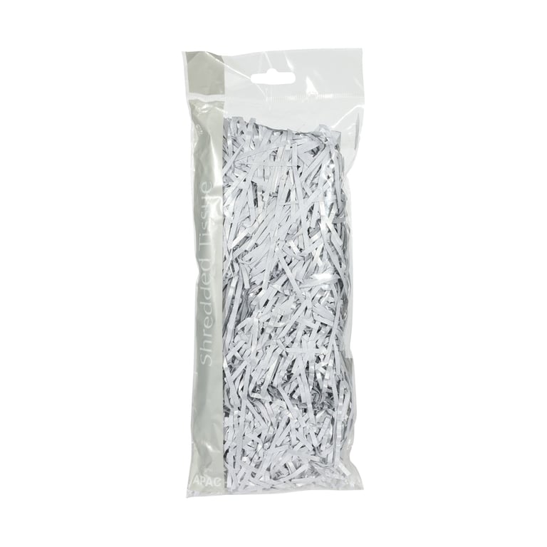 Silver Shredded Tissue - 25 Grams, Decorative Home Cleaning Supply Alternative to Bathroom Tissues