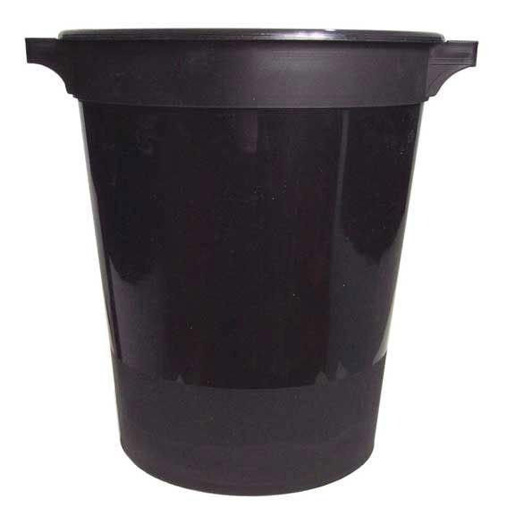 Black 32cm Handle Bucket - Perfect Garden and Outdoor Storage Solution