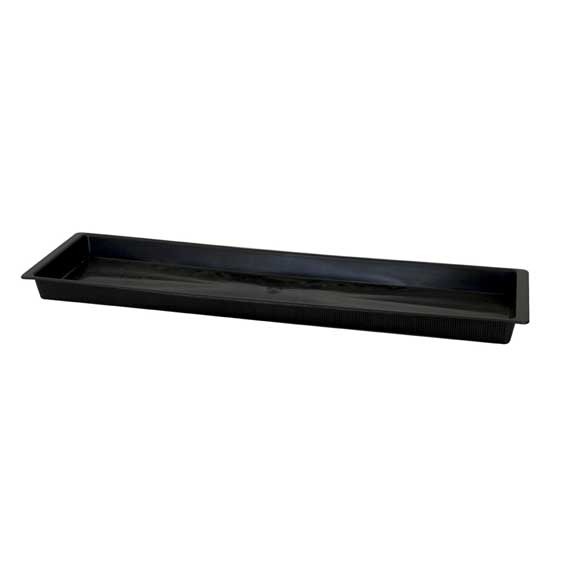 Black Double Floral Tray - Double Sided Serving Tray for Home Decor and Kitchen Use
