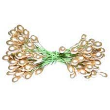Double Ended Gold Berries - 50 Wire Bunch, Decorative Elements for Home Decor and Jewelry Making Supplies