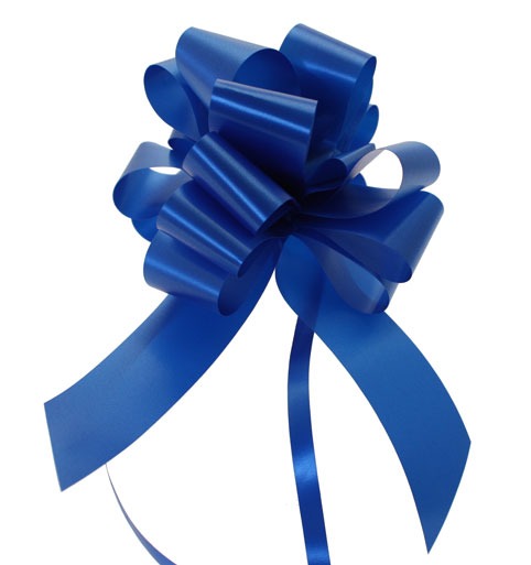 Royal Blue 31mm Pull Bow - Fashion Ribbon Decorative Accent for Home & Garden Decoration