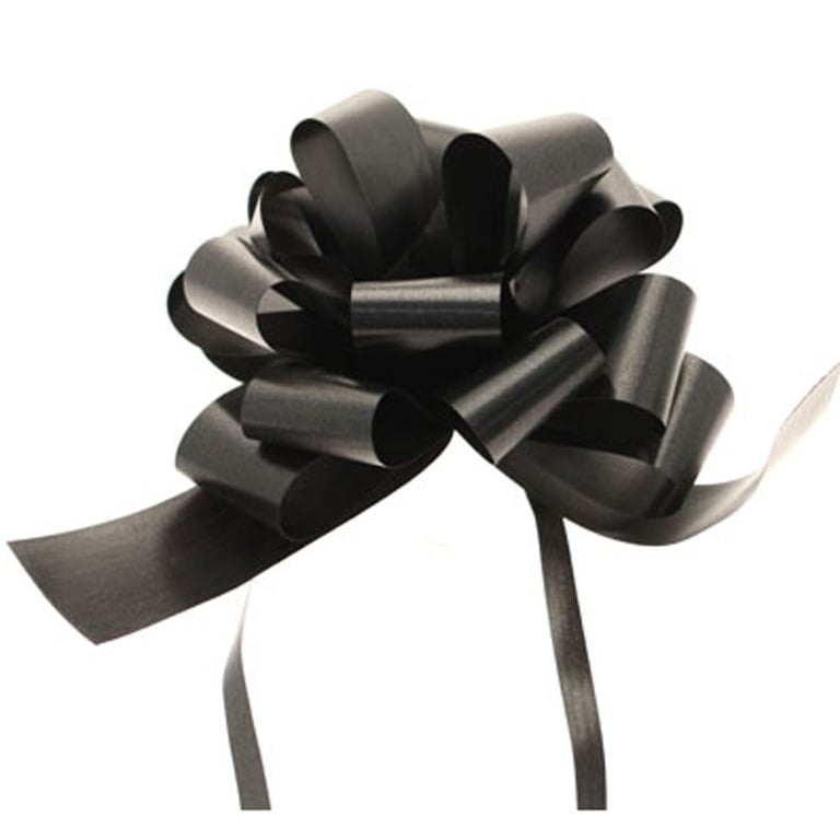 Black 31mm Pull Bow - Elegant Home Decor and Fashion Accessory